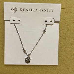 Kendra Scott silver dainty necklace
